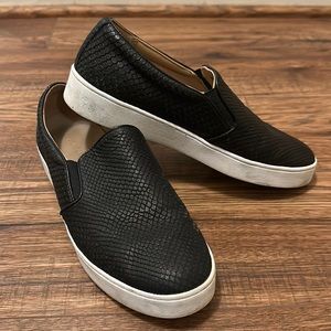 Vionic Slip-on Black Snake Embossed Sneaker
